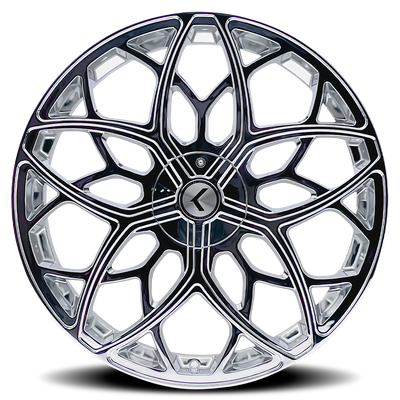 Ricochet KR184 22x8.5in Chrome Wheel <br> 5x115 Bolt Pattern / 38mm Offset / 74.1mm Hub