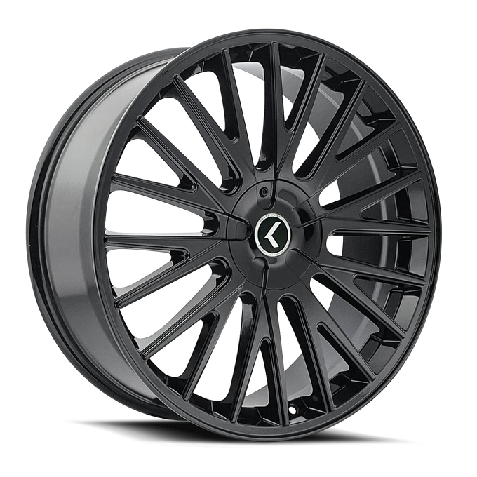 Double Down KR185 22x8.5in Gloss Black Wheel <br> 5x100 Bolt Pattern / 38mm Offset / 73mm Hub