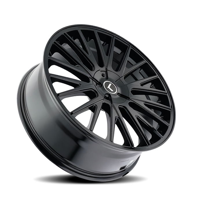Double Down KR185 22x8.5in Gloss Black Wheel <br> 5x114.3 Bolt Pattern / 38mm Offset / 73mm Hub