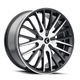 Double Down 17x8in Gloss Black Machined Wheel <br> 5x112 Bolt Pattern / 38mm Offset / 74.1mm Hub