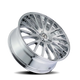 Double Down KR185 17x8in Chrome Wheel <br> 5x108 Bolt Pattern / 38mm Offset / 73mm Hub