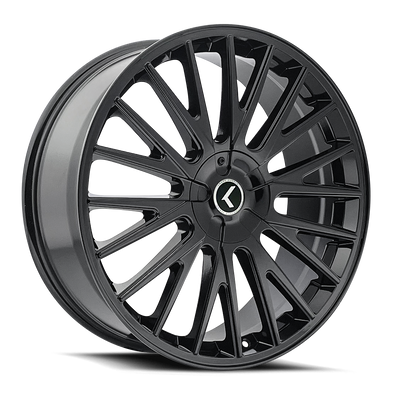 Double Down KR185 18x8in Gloss Black Wheel <br> 5x112 Bolt Pattern / 40mm Offset / 74.1mm Hub