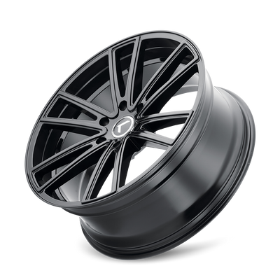 Lusso KR190 22x8.5in Gloss Black Wheel <br> 5x120 Bolt Pattern / 38mm Offset / 74.1mm Hub