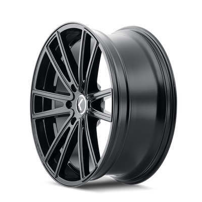Lusso KR190 22x9.5in Gloss Black Wheel <br> 6x135 Bolt Pattern / 30mm Offset / 87.1mm Hub