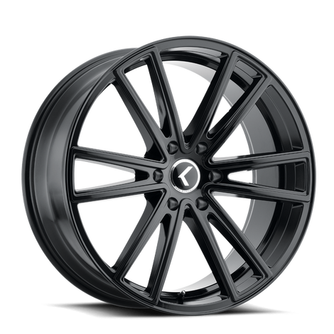 Lusso KR190 22x9.5in Gloss Black Wheel <br> 6x139.7 Bolt Pattern / 30mm Offset / 106mm Hub