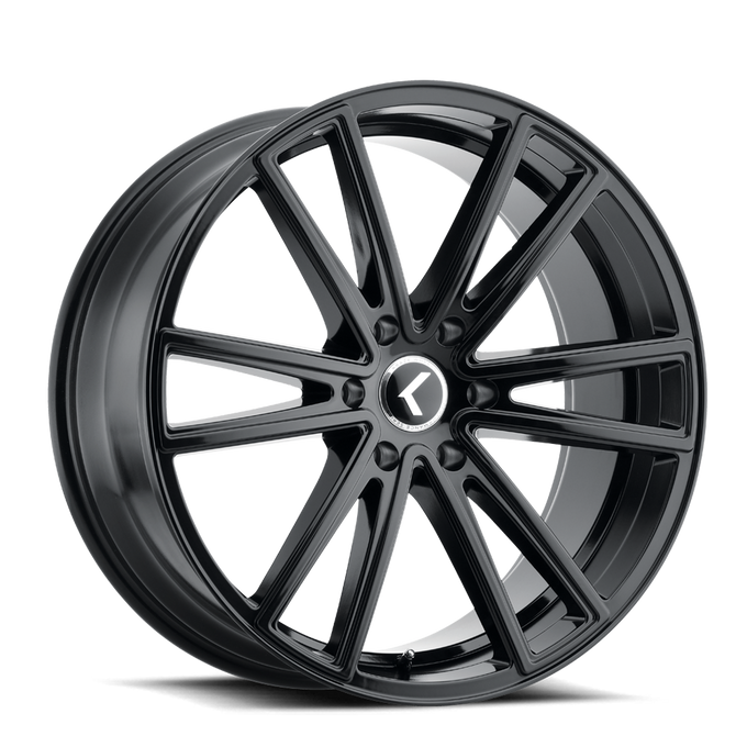 Lusso KR190 22x9.5in Gloss Black Wheel <br> 6x139.7 Bolt Pattern / 30mm Offset / 106mm Hub