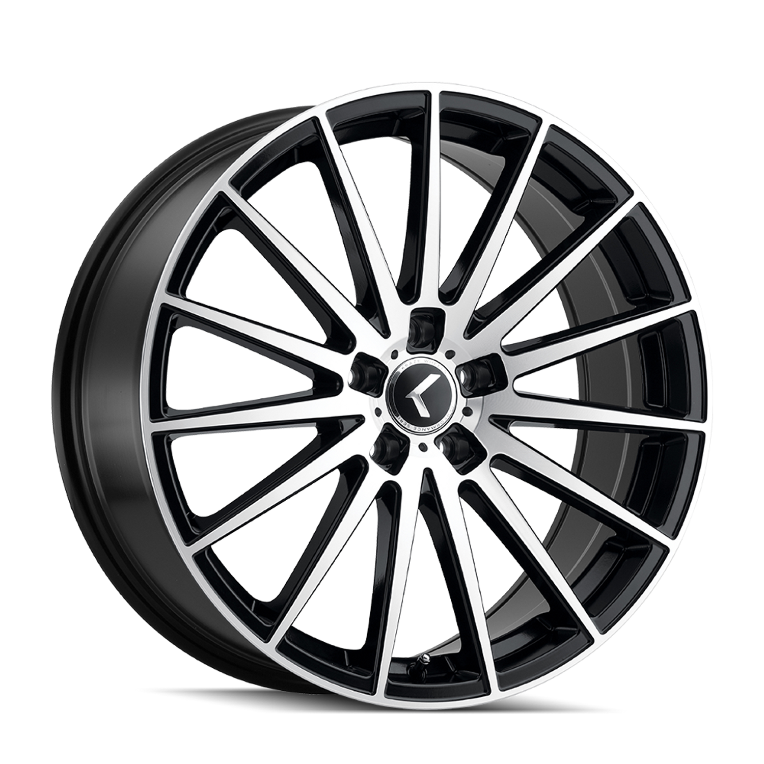 Stunna KR191 18x8in Matte Black Machined Wheel <br> 5x120 Bolt Pattern / 40mm Offset / 74.1mm Hub