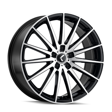 Stunna KR191 18x8in Matte Black Machined Wheel <br> 5x120 Bolt Pattern / 40mm Offset / 74.1mm Hub