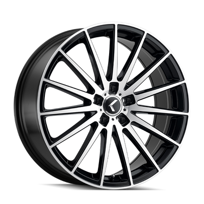 Stunna KR191 18x8in Matte Black Machined Wheel <br> 5x120 Bolt Pattern / 40mm Offset / 74.1mm Hub
