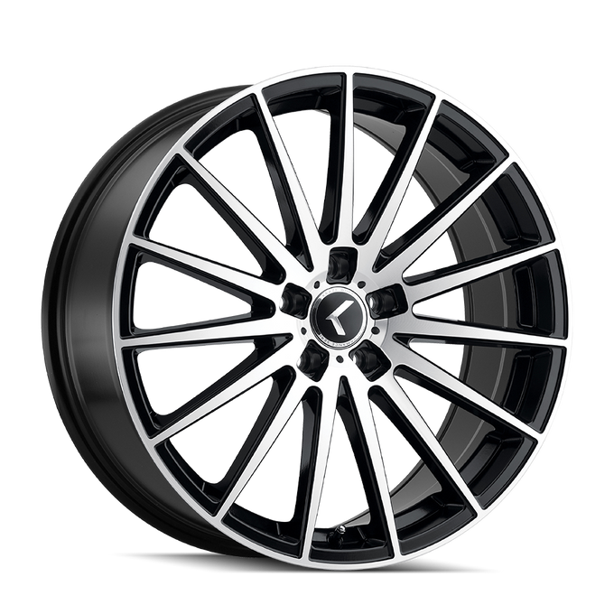 Stunna KR191 18x8in Matte Black Machined Wheel <br> 5x120 Bolt Pattern / 40mm Offset / 74.1mm Hub