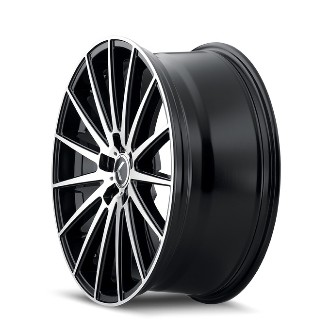 Stunna KR191 18x8in Matte Black Machined Wheel <br> 5x120 Bolt Pattern / 40mm Offset / 74.1mm Hub