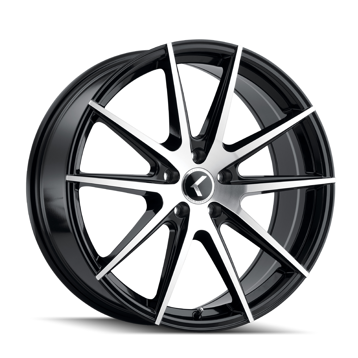 Turismo KR193 18x8in Gloss Black Machined Wheel <br> 5x120 Bolt Pattern / 40mm Offset / 74.1mm Hub