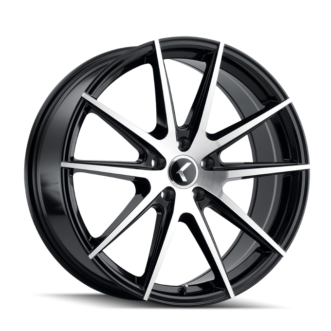 Turismo KR193 18x8in Gloss Black Machined Wheel <br> 5x120 Bolt Pattern / 40mm Offset / 74.1mm Hub