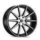 Cosmos KR194 17x8in Gloss Black Machined Wheel <br> 5x114.3 Bolt Pattern / 38mm Offset / 72.62mm Hub