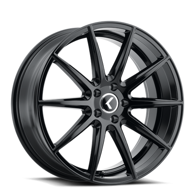 Cosmos KR194 18x8in Gloss Black Wheel <br> 5x112 Bolt Pattern / 40mm Offset / 66.56mm Hub