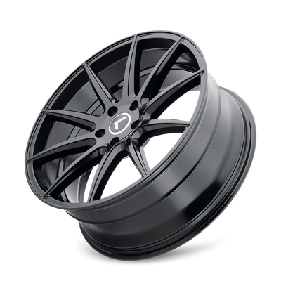 Cosmos KR194 18x8in Gloss Black Wheel <br> 5x112 Bolt Pattern / 40mm Offset / 66.56mm Hub