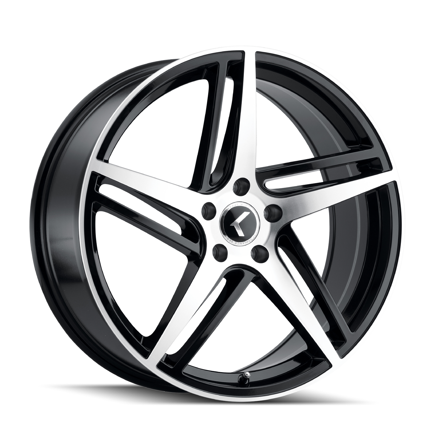 Milano KR195 20x8.5in Gloss Black Machined Wheel <br> 5x114.3 Bolt Pattern / 38mm Offset / 72.62mm Hub