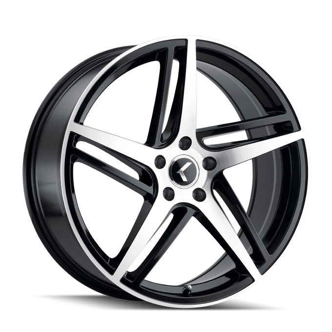 Milano KR195 20x8.5in Gloss Black Machined Wheel <br> 5x114.3 Bolt Pattern / 38mm Offset / 72.62mm Hub