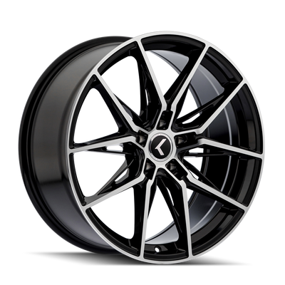 Evolve KR196 20x9in Gloss Black Machined Wheel <br> 5x120 Bolt Pattern / 35mm Offset / 72.56mm Hub
