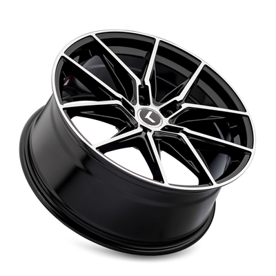 Evolve KR196 20x9in Gloss Black Machined Wheel <br> 5x120 Bolt Pattern / 35mm Offset / 72.56mm Hub