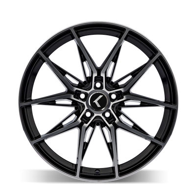 Evolve KR196 20x9in Gloss Black Machined Wheel <br> 5x120 Bolt Pattern / 35mm Offset / 72.56mm Hub
