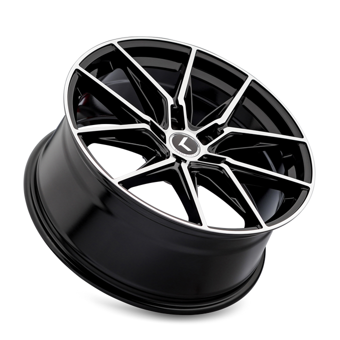 Evolve KR196 20x9in Gloss Black Machined Wheel <br> 5x112 Bolt Pattern / 35mm Offset / 66.56mm Hub