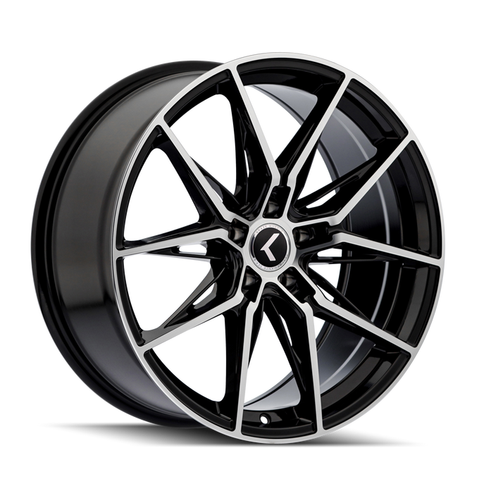Evolve KR196 20x9in Gloss Black Machined Wheel <br> 5x114.3 Bolt Pattern / 35mm Offset / 72.62mm Hub