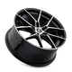 Evolve KR196 20x9in Gloss Black Machined Wheel <br> 5x114.3 Bolt Pattern / 35mm Offset / 72.62mm Hub