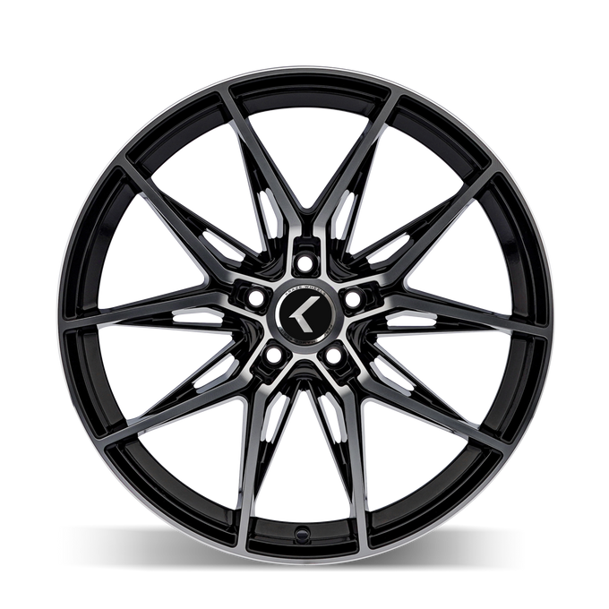 Evolve KR196 20x9in Gloss Black Machined Wheel <br> 5x114.3 Bolt Pattern / 35mm Offset / 72.62mm Hub