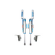 2.5 Rear 3 Tube Bypass Shock <br>07-18 Jeep Wrangler JK 0-2in Lift