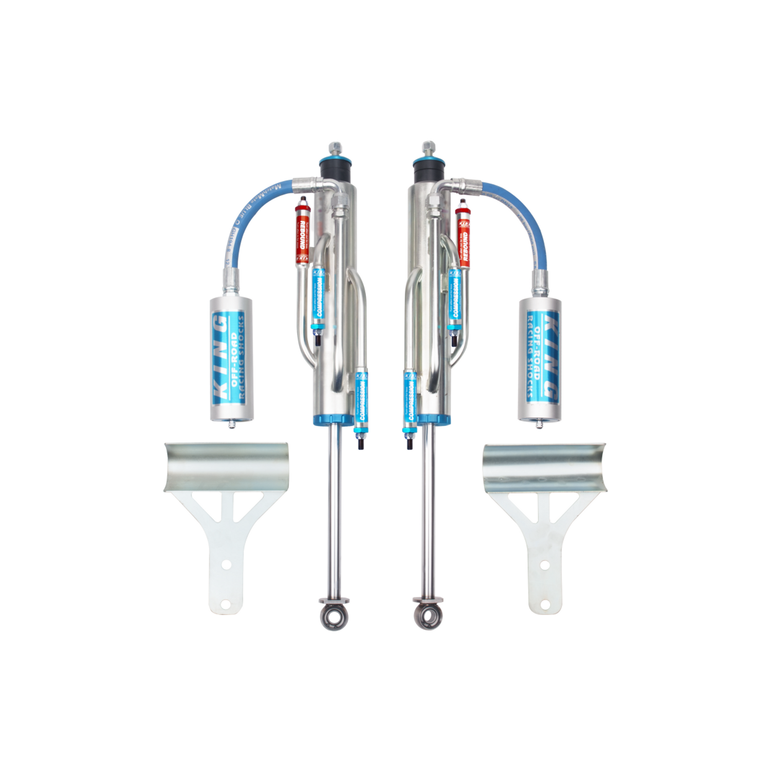 2.5 Front 3 Tube Bypass Shock <br>07-18 Jeep Wrangler JK 3-5in Lift