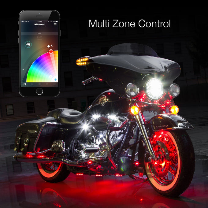 XKchrome LED Motorcycle Underglow Light Kits<br> Motorcycle