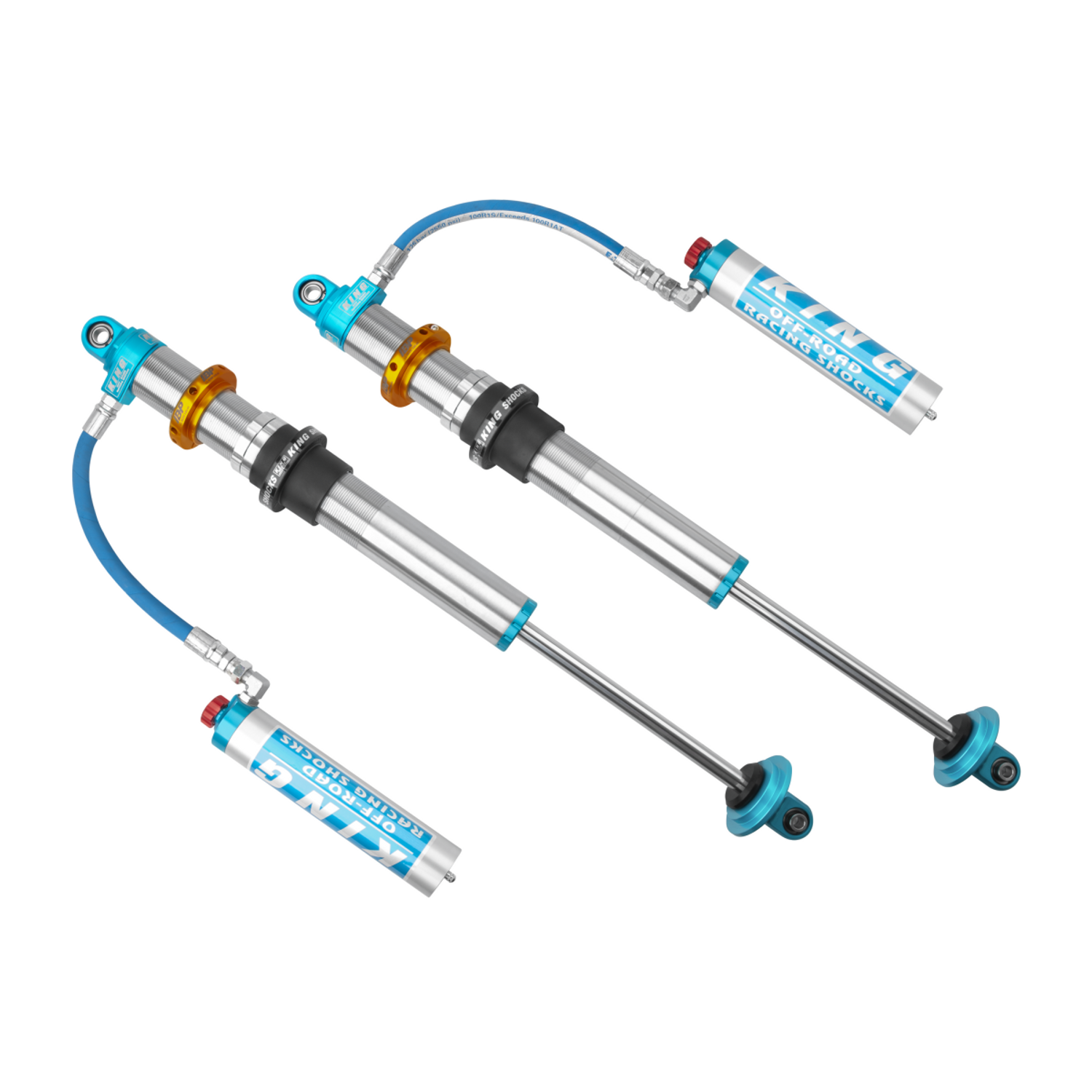 2.5 Performance Racing 14in Stroke W/O Springs With IBP Hose Remote Reservoir Coil-Over