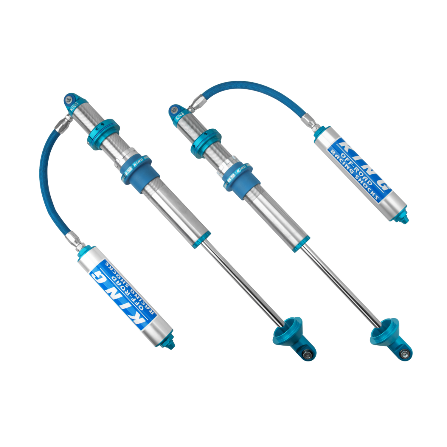 2.5 Pure Race 8in Stroke 8in Single Rate 7/8 Shaft W/O Springs Hose Remote Reservoir Coil-Over