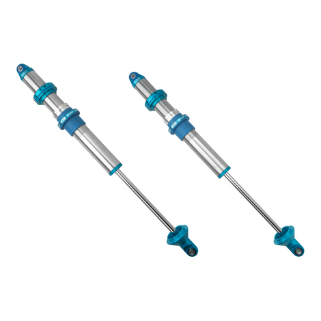 10In Stroke 2.5 Pure Race Coil-Over No Valving Carrier W/O Springs 7/8 Shaft 10 In Dual Rate