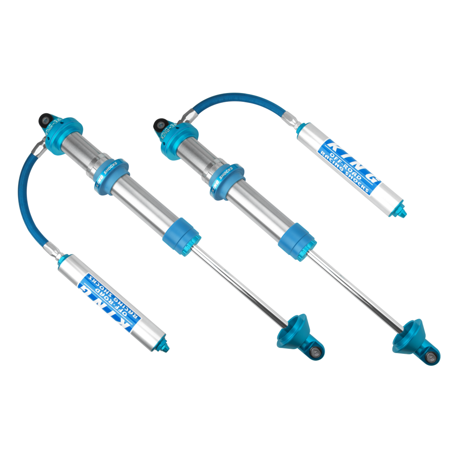 3.0 Pure Race 12in Stroke 12in Dual Rate Coil-Over 1in Shaft W/O Springs Hose Remote Reservoir Coil-Over