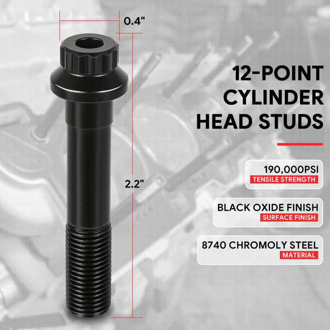 16 Pcs Engine Connecting Rod Bolt Kit <br> 00-13 Silverado/ Sierra, 03-14 Express/ Savana
