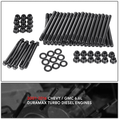 12-Point Cylinder Head Stud Kit <br> 01-16 Chevy/ GMC 6.6L Duramax Turbo Diesel Engines