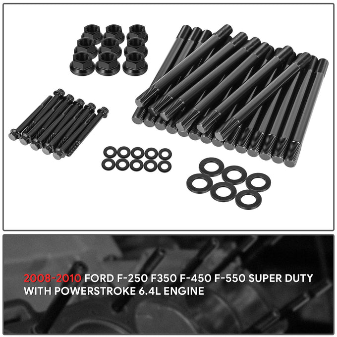 12-Point Cylinder Head Stud Kit <br> 08-10 Ford F-250 F350 F-450 F-550 Super Duty 6.4L