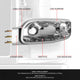 Factory Style Aluminum Headlight Housings<br>14-18 Peterbilt 367, 14-15 567, 06-15 388