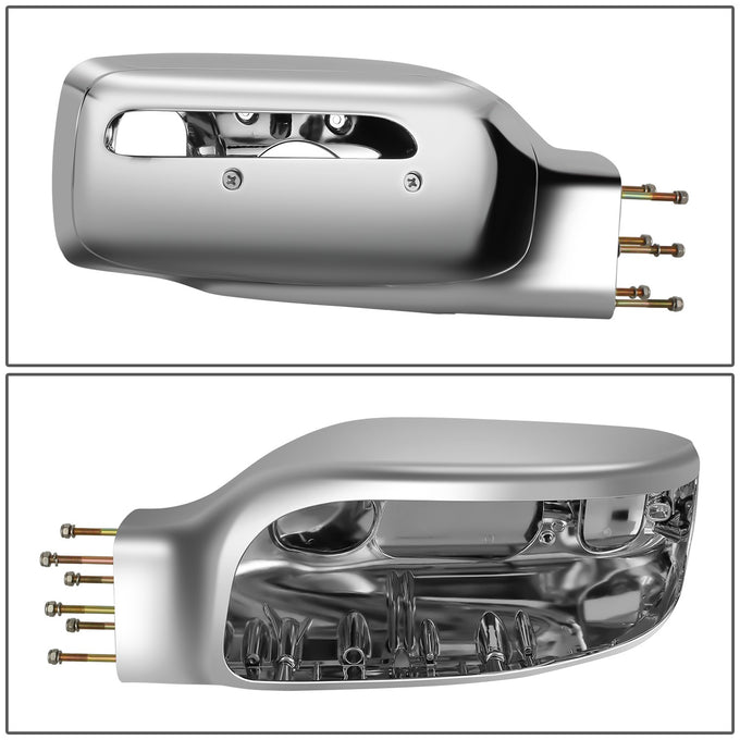 Factory Style Aluminum Headlight Housings<br>14-18 Peterbilt 367, 14-15 567, 06-15 388