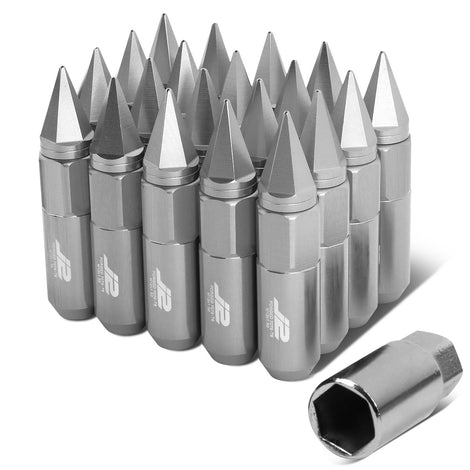 20PC Aluminum Spiky Cap Lug Nuts[A Variety Of Color options]<br>Universal