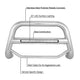 Max Beacon Bull Bar <br>20-23 Kia Telluride, Hyundai Palisade