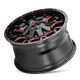 Warrior 8015 Black w/ Prism Red Wheel <br> 20x9 / 6x135 BP / 0mm Offset / 106mm Hub