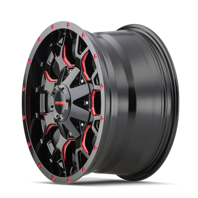 Warrior 8015 Black w/ Prism Red Wheel <br> 20x9 / 6x135 BP / 18mm Offset / 106mm Hub