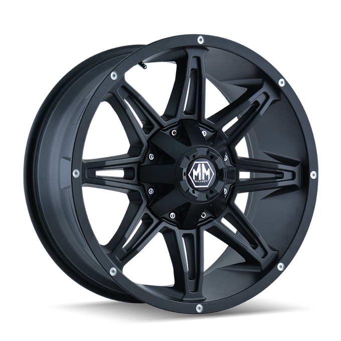 Rampage 8090 Matte Black Wheel <br> 20x9 / 5x150 BP / 18mm Offset / 110mm Hub
