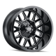 Cogent 8107 Black w/ Milled Spokes Wheel <br> 20x10 / 6x135 BP / -19mm Offset / 106mm Hub