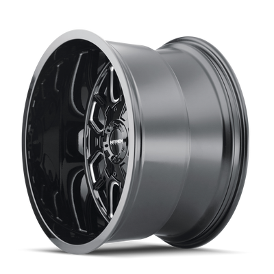 Cogent 8107 Black w/ Milled Spokes Wheel <br> 20x9 / 6x135 BP / 13mm Offset / 106mm Hub