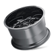 Cogent 8107 Black w/ Milled Spokes Wheel <br> 20x9 / 5x139.7 BP / 0mm Offset / 110mm Hub