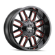 Cogent 8107 Black w/ Prism Red Wheel <br> 18x9 / 6x135 BP / 0mm Offset / 106mm Hub